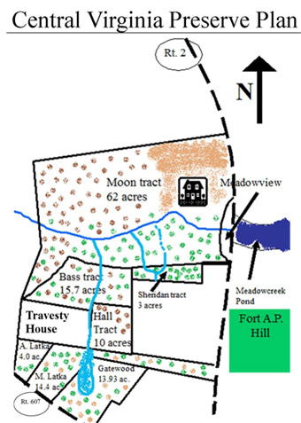 Central Virginia Preserve Proposed Plan 2012 Map